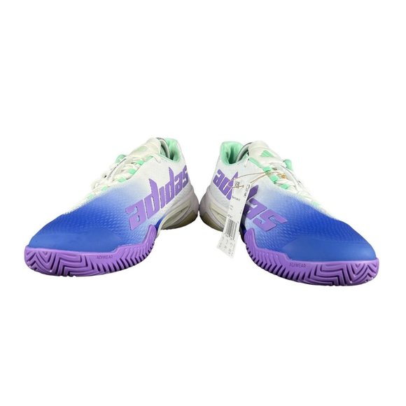 Adidas Barricade Lucid Blue Violet Mint Tennis Shoes HP7417 Women's Size 9 - Picture 8 of 11